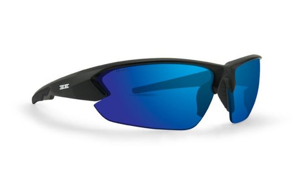 EPOCH 4 EYEWEAR SUNGLASSES BLACK/BLUE MIRROR NEW