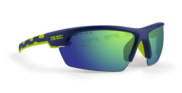 EPOCH LINK EYEWEAR SUNGLASSES BLUE LIME/BLUE