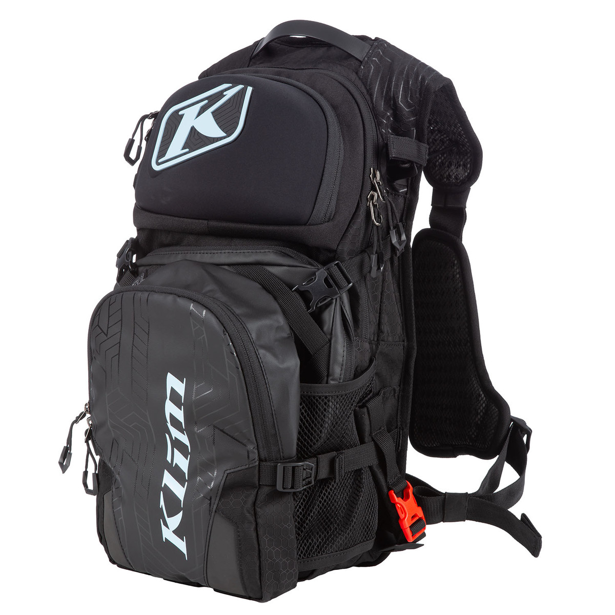 Klim Black/Crystal Blue Nac Pak Backpack NEW! - Fix Power Sports Inc.