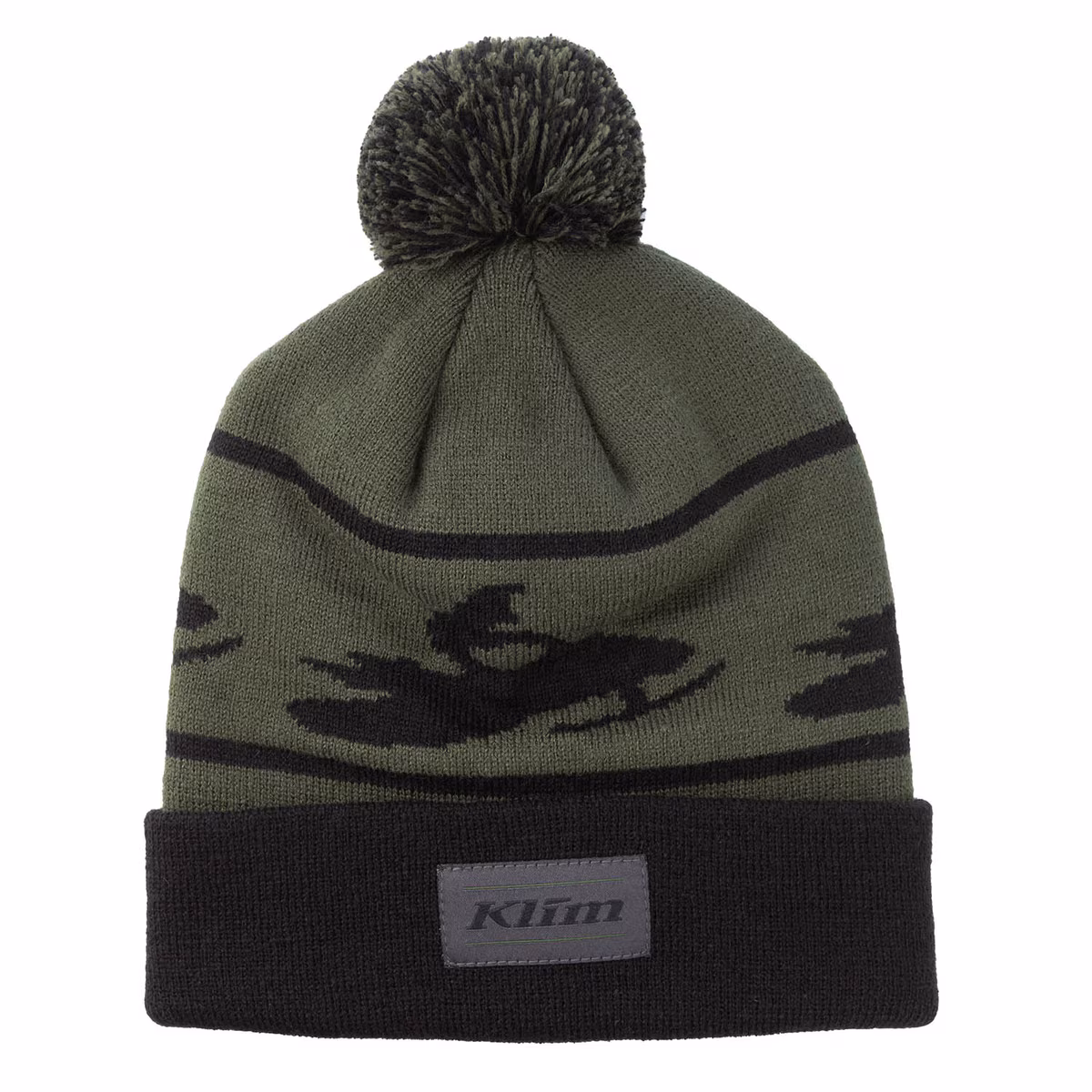KLIM BOMBER BEANIE - BLACK